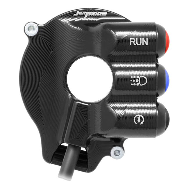 Gasgriffgehäuse mit integriertem Lenkerschalter JetPrime Aprilia RSV4 / RSV4 RR (17-20) JP CO AP009