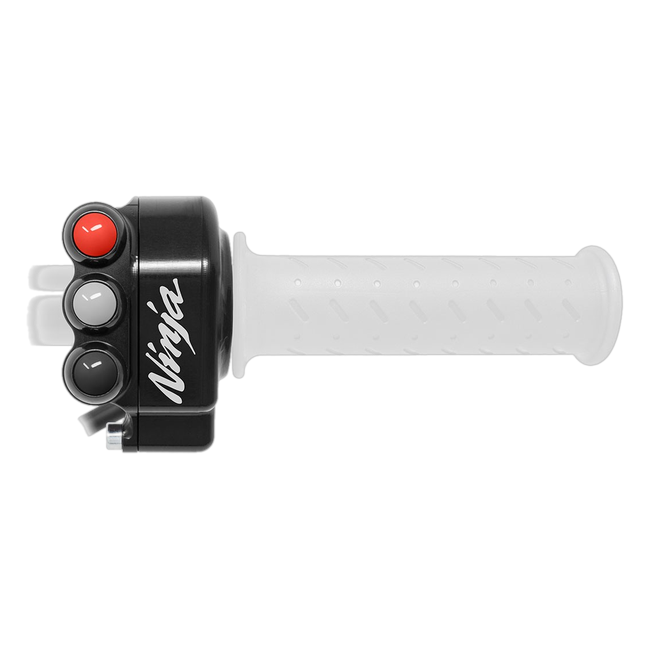 Gasgriffgehäuse mit integriertem Lenkerschalter JetPrime Kawasaki Ninja ZX-4RR (24-26) JP CO KA014