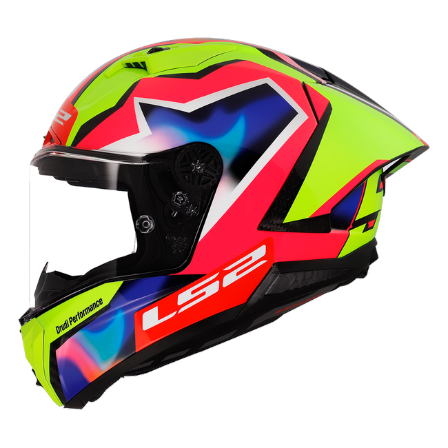 LS2 FF805 Thunder GP Aero Integralhelm in Fermín Aldeguer 2026 Replica — Seitenansicht