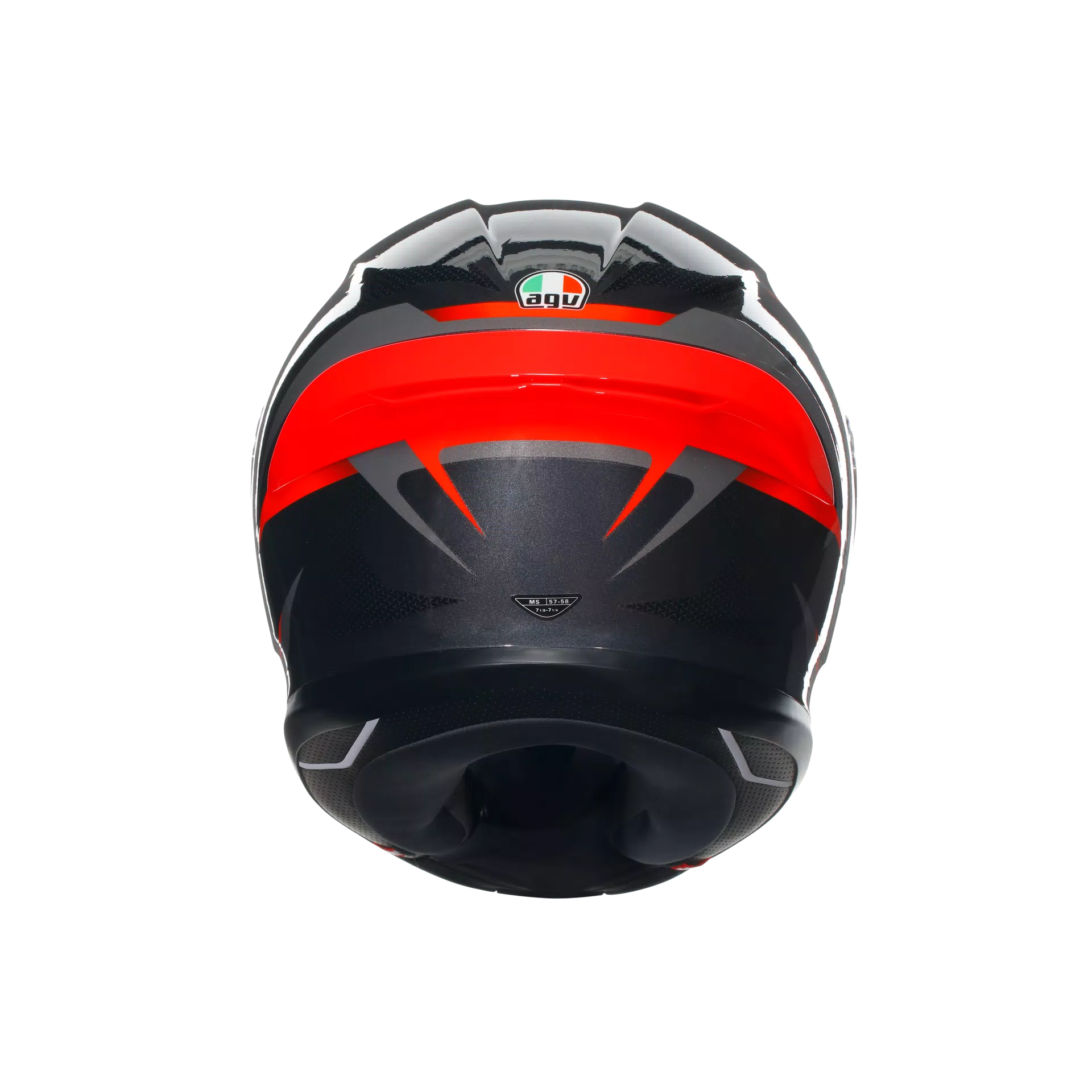 AGV K6 S kaciga Slashcut Crna/Siva/Crvena | 2118395001014 