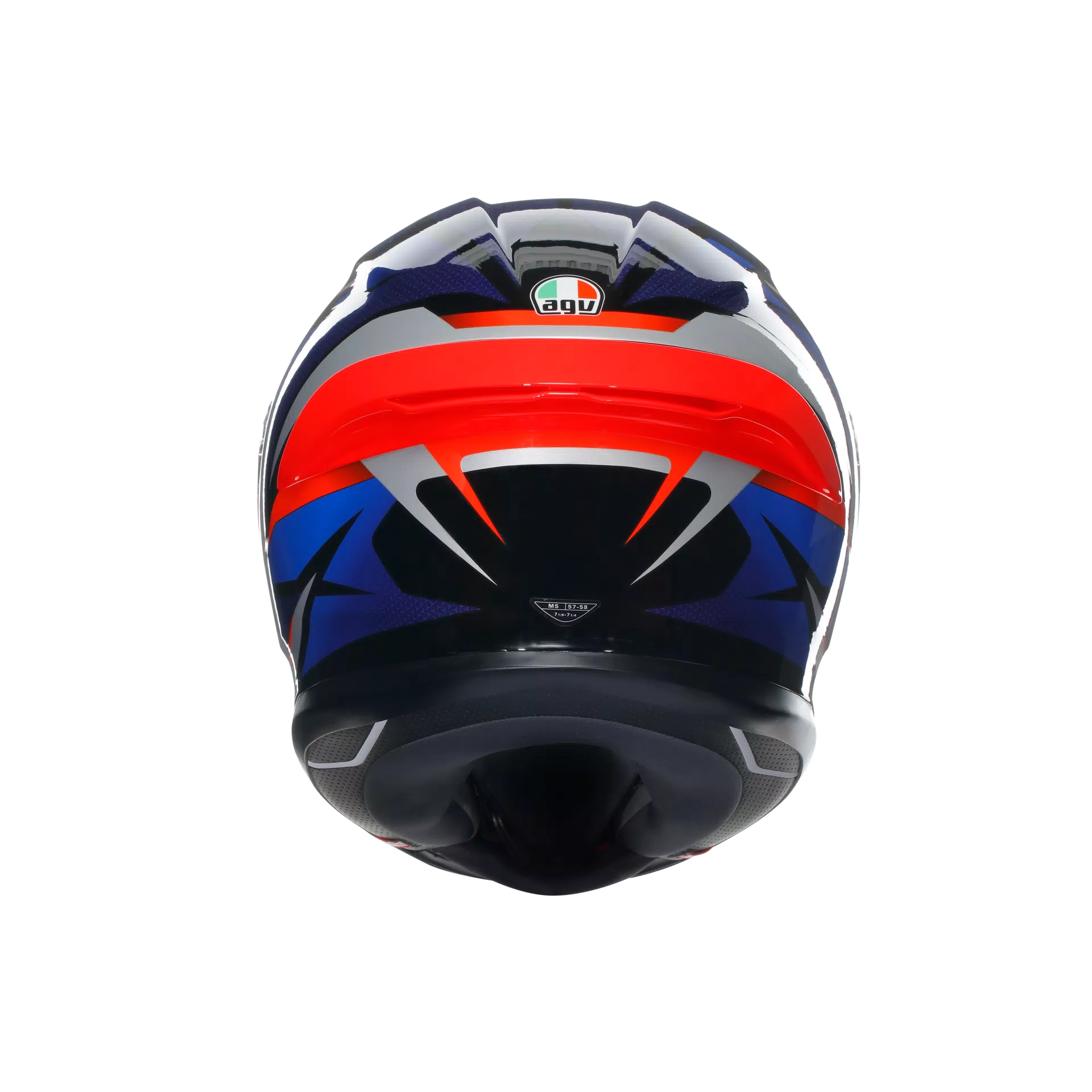 AGV K6 S kaciga Slashcut Crna/Plava/Crvena | 2118395001015 