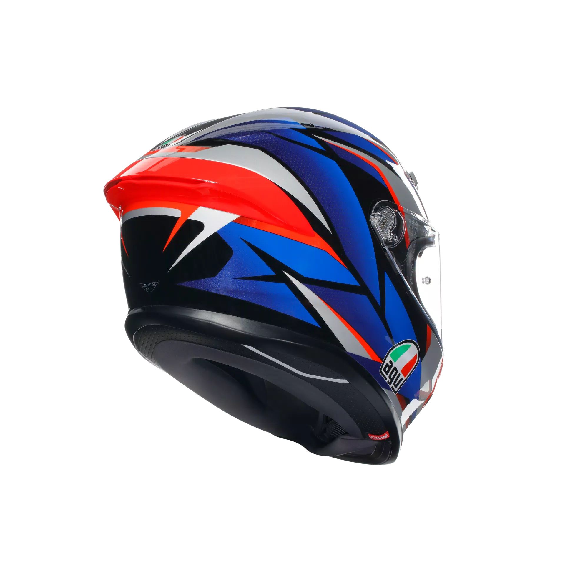 AGV K6 S kaciga Slashcut Crna/Plava/Crvena | 2118395001015 
