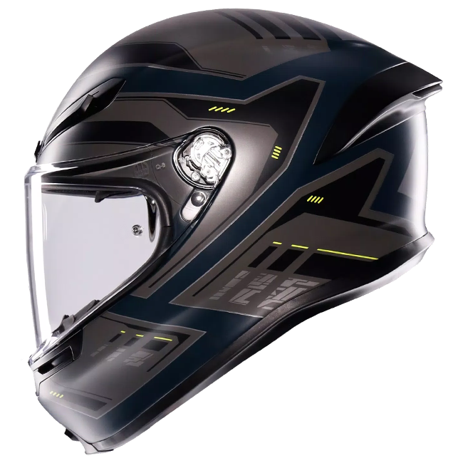 AGV K6 S kaciga Enhance Matt Siva/Žuta Fluo | 2118395001022 