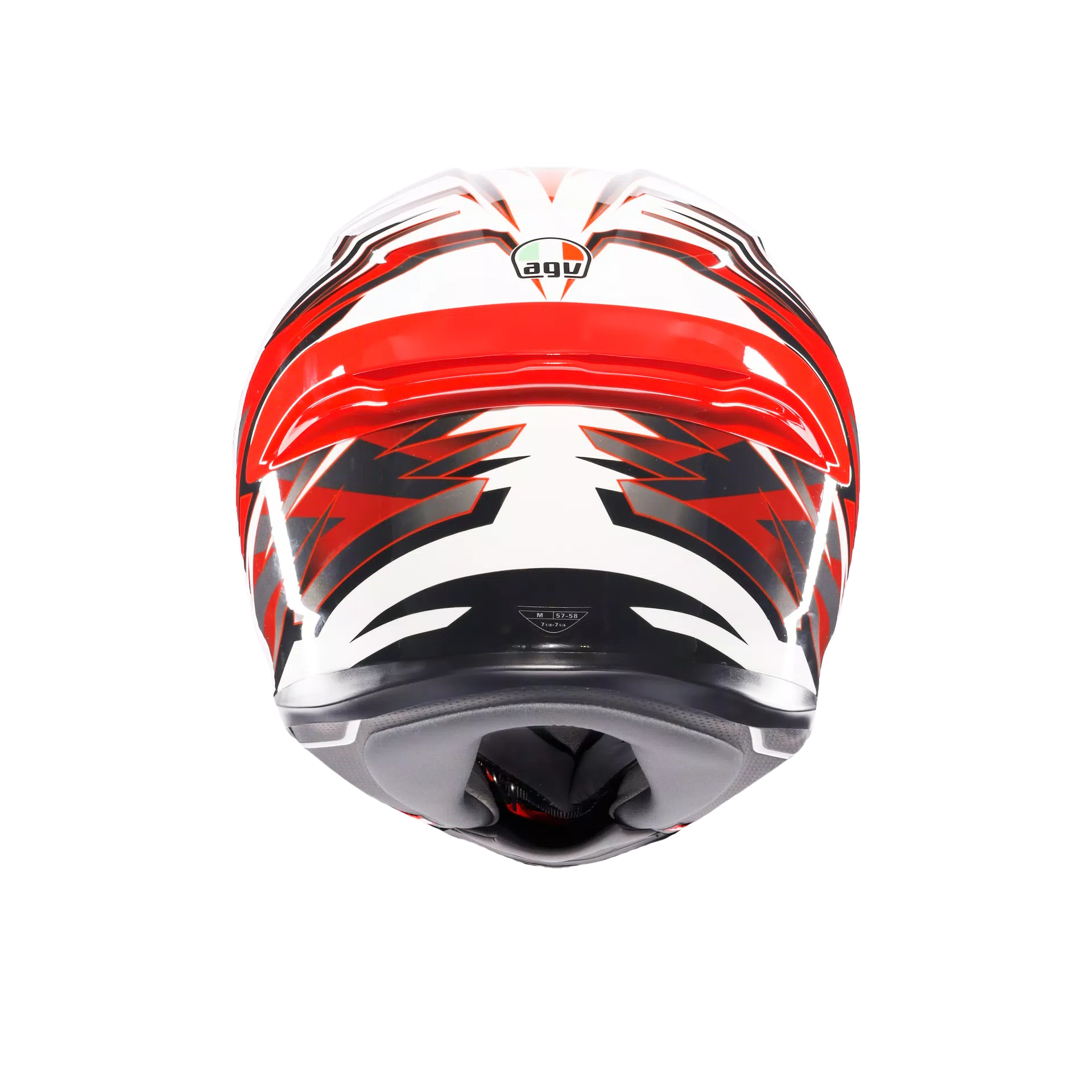 AGV K6 S kaciga Reeval bijela/crvena/siva | 2118395001023 
