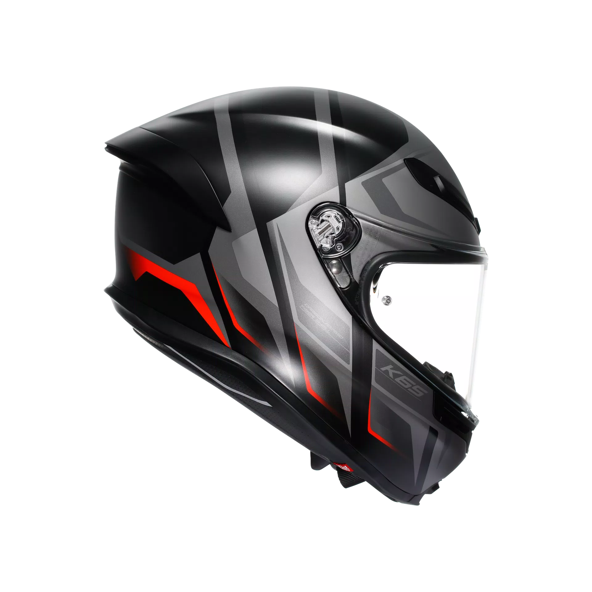 AGV K6 S kaciga Karve mat crna/siva/crvena | 2118395001024 