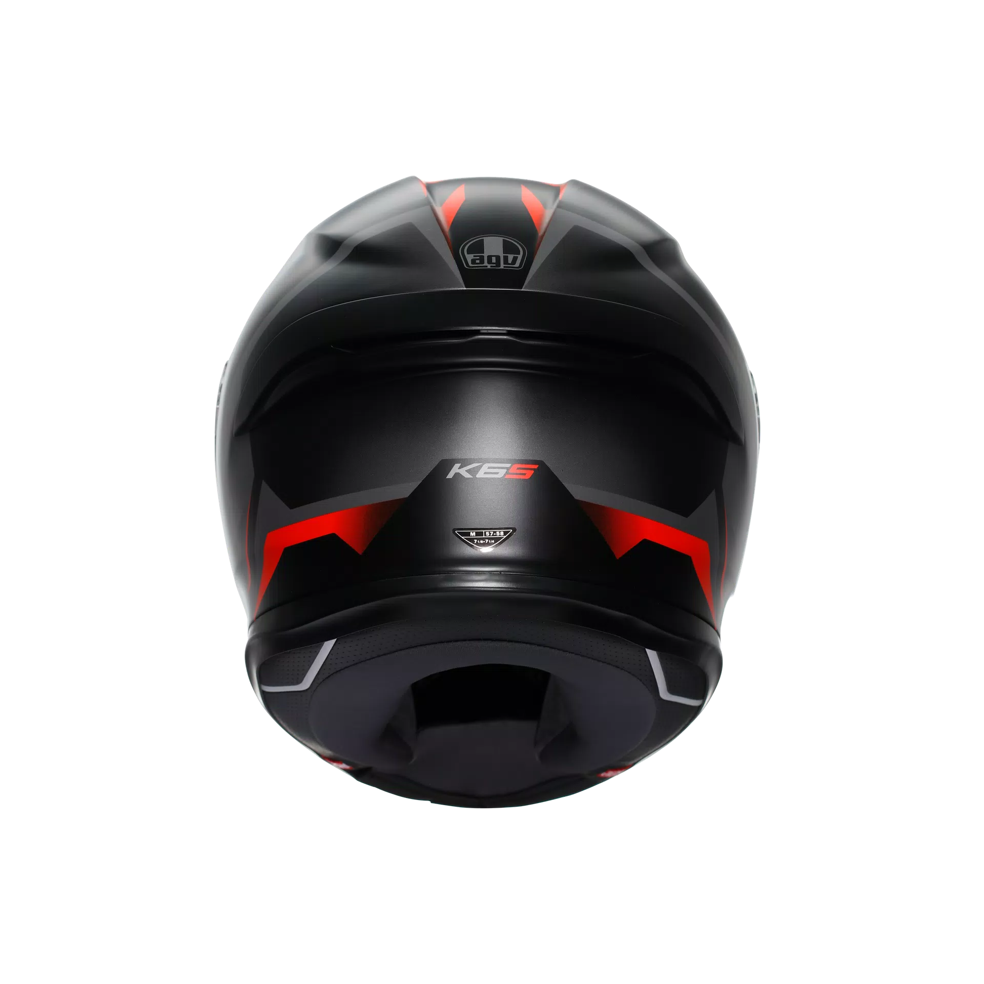 AGV K6 S kaciga Karve mat crna/siva/crvena | 2118395001024 
