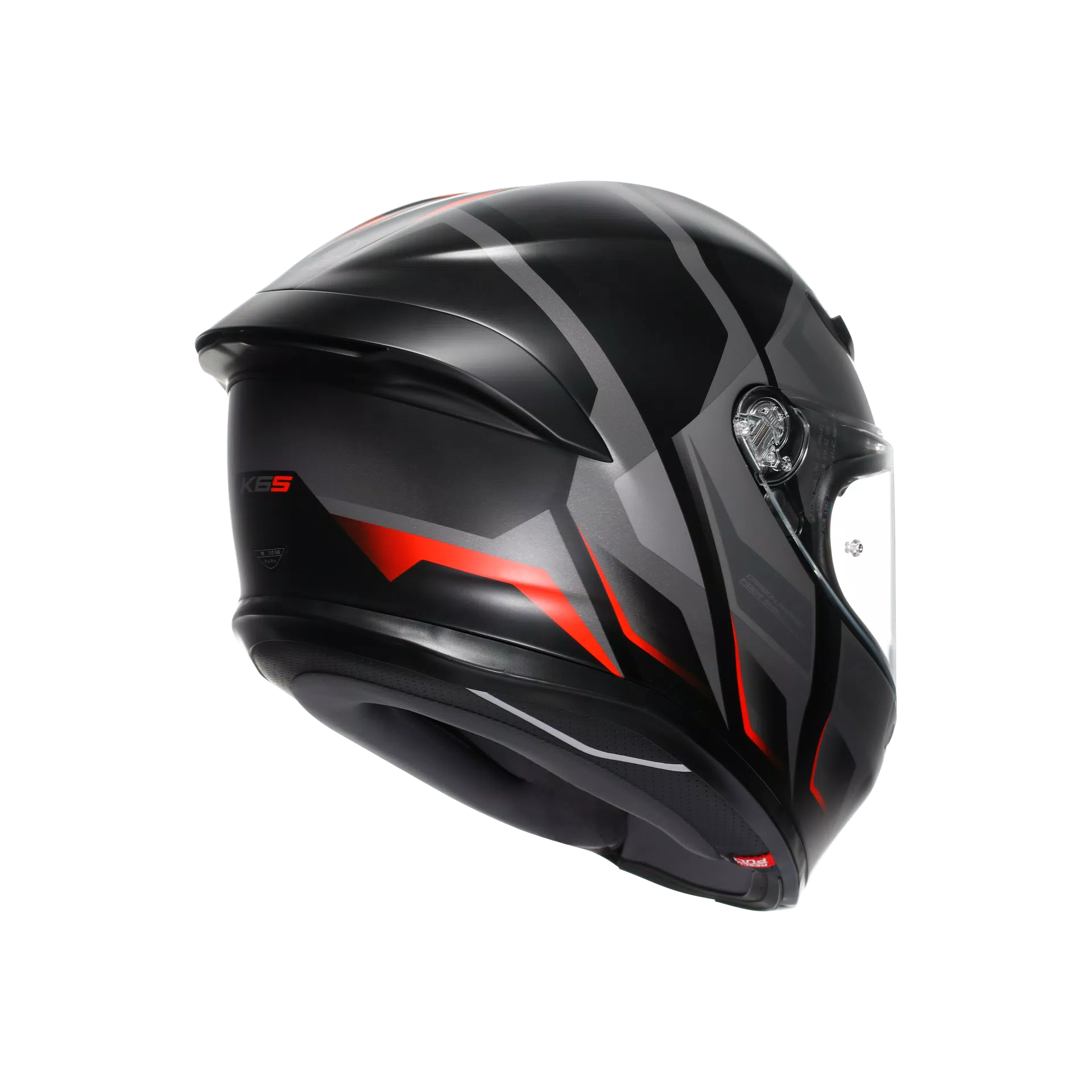 AGV K6 S kaciga Karve mat crna/siva/crvena | 2118395001024 