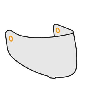 1x Iridium Gold Vizir