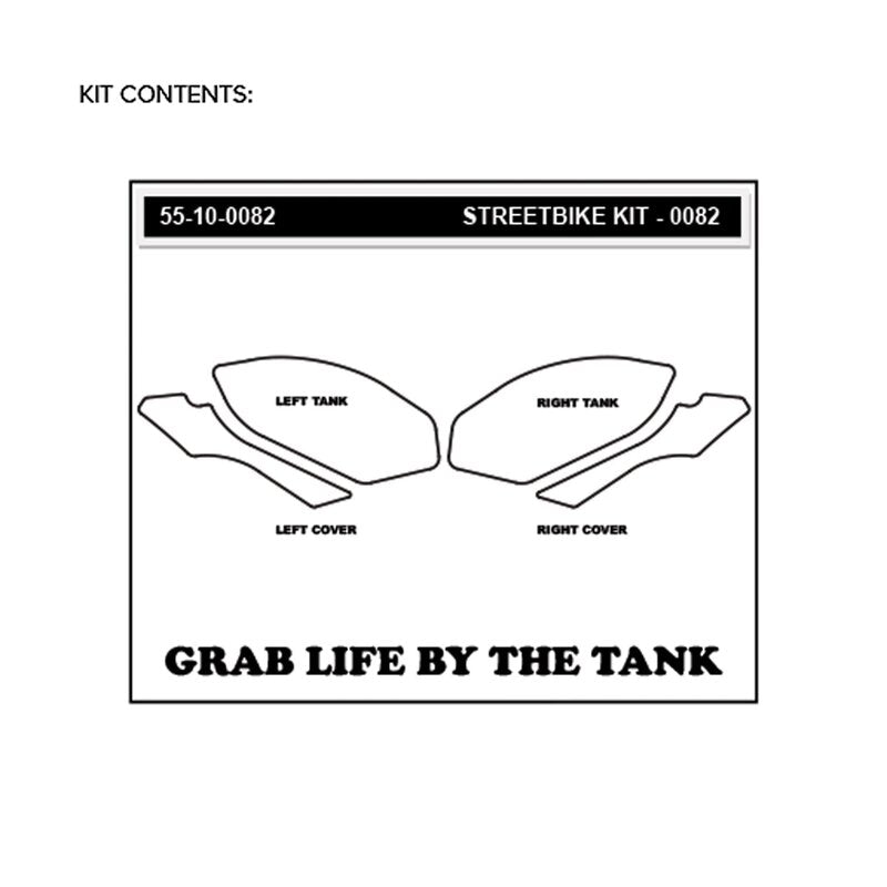Stompgrip Vulcano Traction Pads BMW S1000RR K46 (09-14) 55-10-0082 