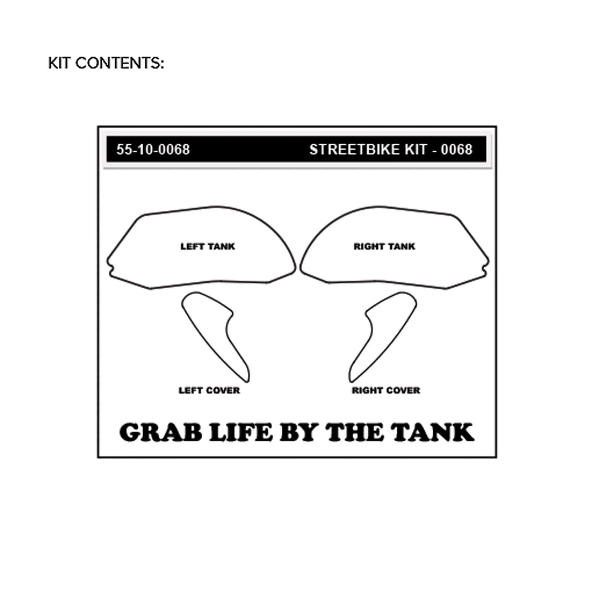 Stompgrip ikone za prijanjanje Ducati Panigale V2 955 (20-24) 55-14-0068-2 