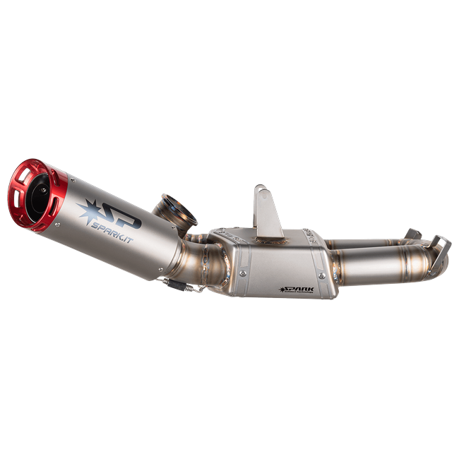 Spark Exhaust Halbkomplette Anlage Racing Satz Dyno Pre- Box Ducati Panigale V2 955 (20-24) GDU8850T