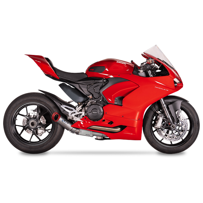 Spark Exhaust Halbkomplette Anlage Racing Satz Dyno Pre- Box Ducati Panigale V2 955 (20-24) GDU8850T
