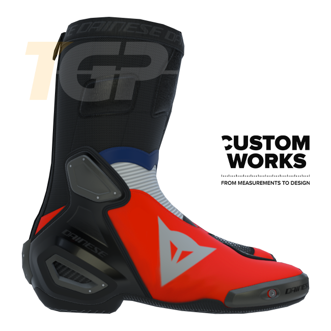 Dainese Axial 2 racing i cestovne motociklističke čizme za muškarce | Francia Edition | Custom Works 