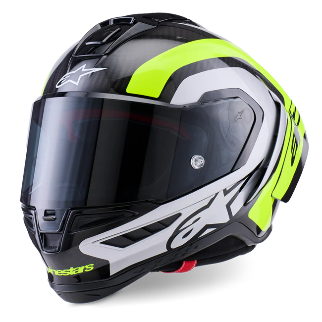 Alpinestars Supertech R10 kaciga Arius Žuta Fluo Sjaj 8203926-1699 