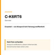 Akrapovic Sammler C-K6RT6 — Platzhalter, kein Herstellerfoto verfügbar