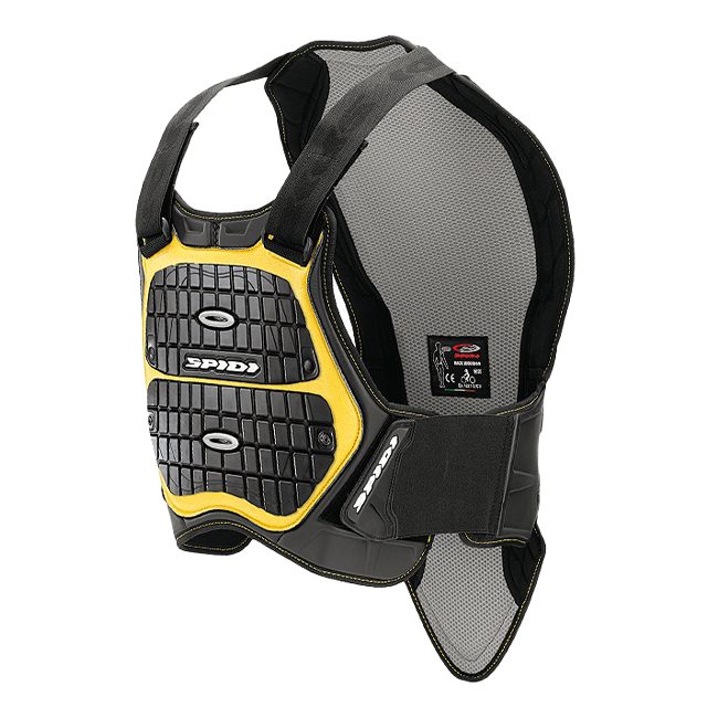 Spidi Defender Prsni i Štitnik za leđa | Muškarci | Crna/Žuta 