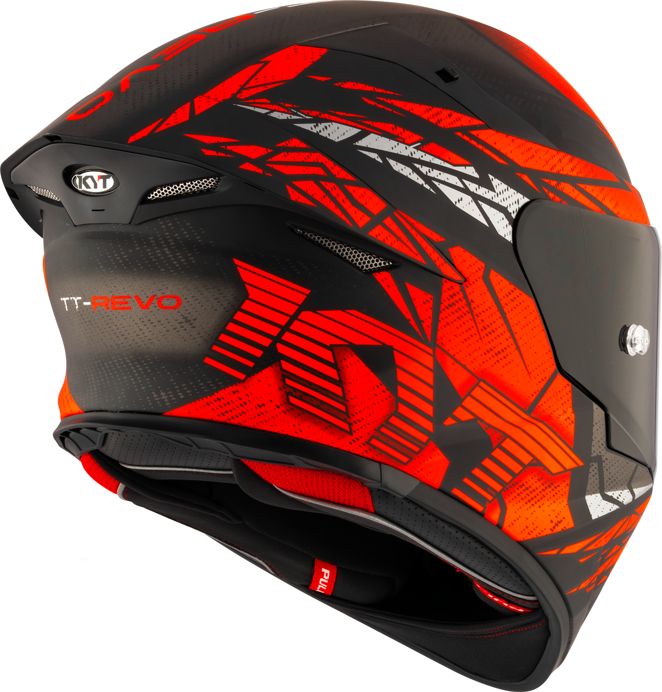 KYT TT-Revo kaciga Combustion Red mat Y6TR0038 