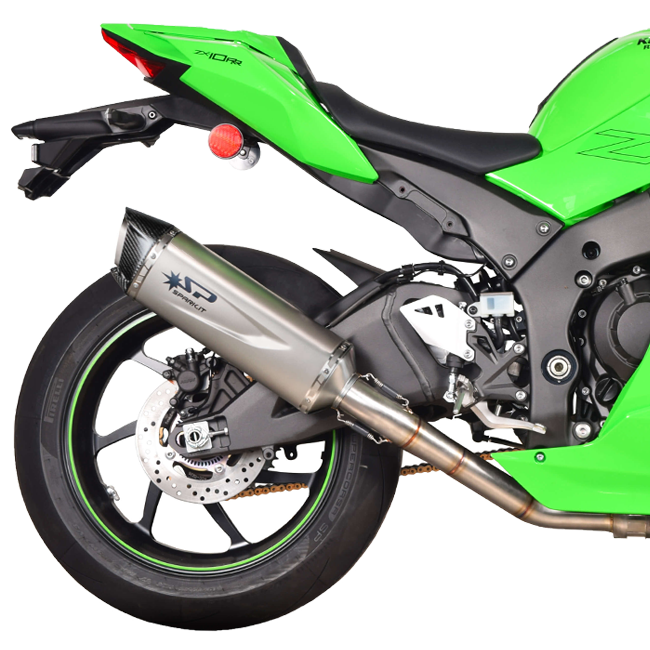 Spark ispušni sustav Slip-On Force EVO + KAT zamjenska cijev Kawasaki ZX-10 R/RR (21-26) GKA8844T 