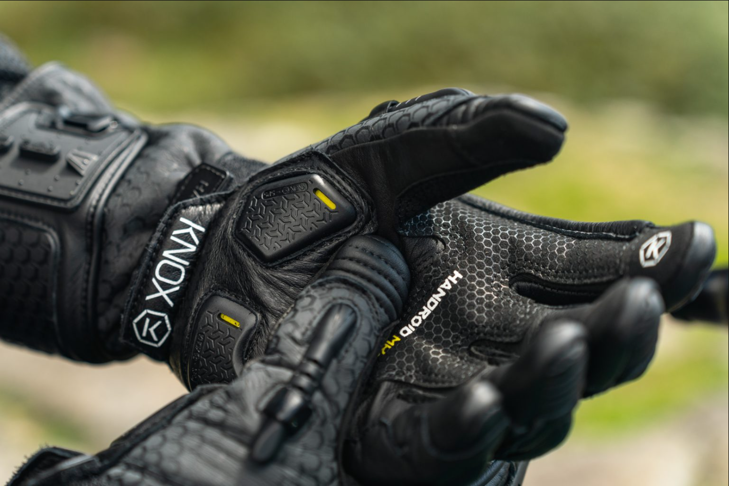 Knox Handroid MK5 Racing kožne rukavice | Muškarci | Crno | 11769404100 