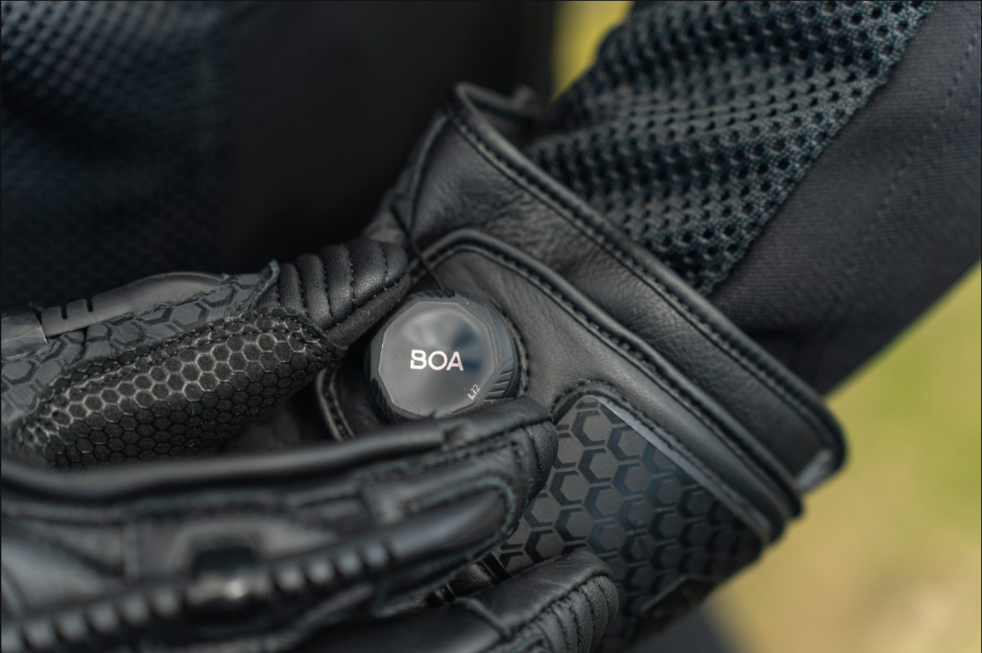 Knox Handroid MK5 Racing kožne rukavice | Muškarci | Crno | 11769404100 