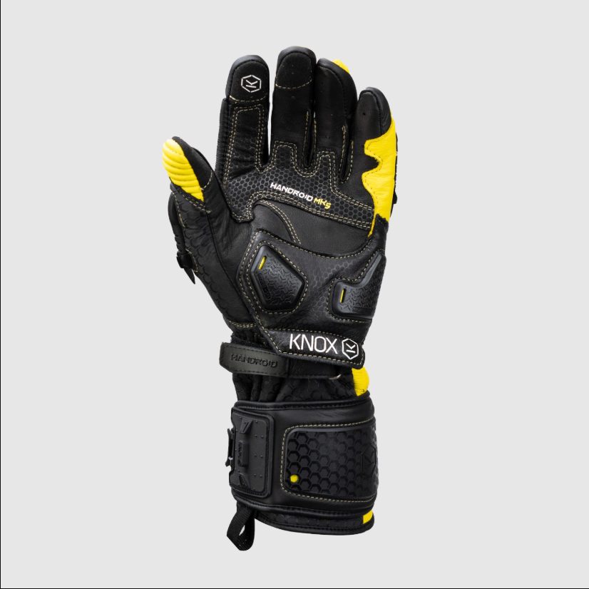 Knox Handroid MK5 Racing kožne rukavice | Muški | Žuta | 11769404104 