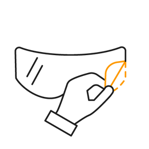 1x Tear-Off komplet (5 kom.)