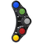 Upravljački prekidač lijevi JetPrime za Ducati Panigale 1199/R/S (12-17) JP PLS 005 