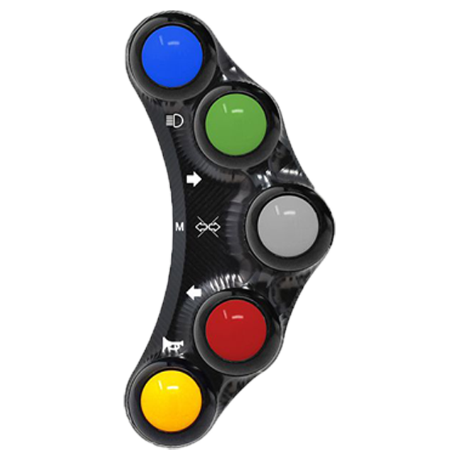 Upravljački prekidač lijevi JetPrime Ducati Panigale V2 955 (20-25) JP PLS 006 