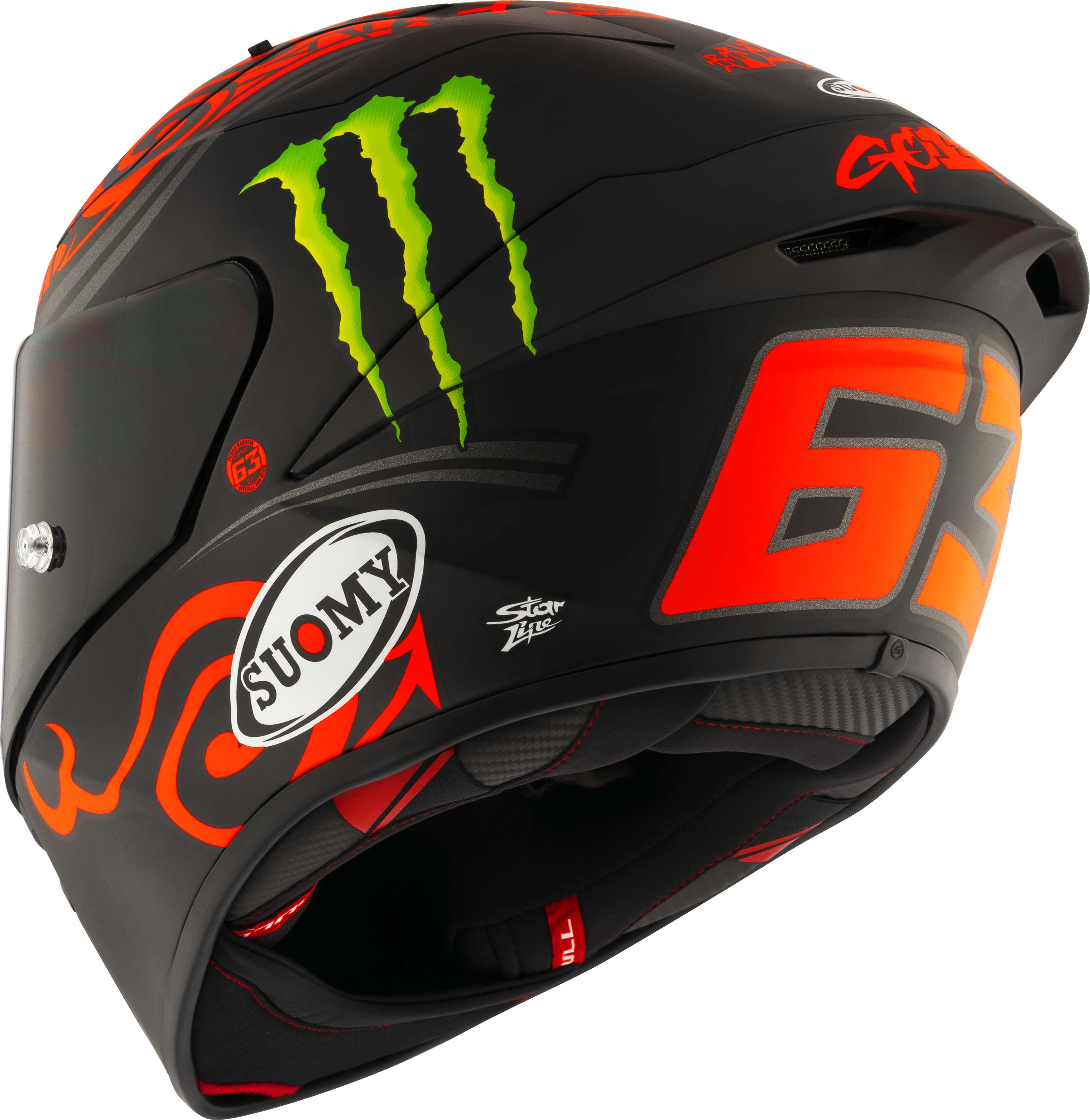 Suomy S1-XR GP kaciga Francesco Pecco Bagnaia Monster Replica 2024 K6SX0013 