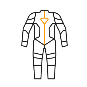 1x DP-Progressive Einteiler Lederkombi 