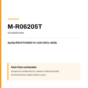 Akrapovic Schalldämpfer Aprilia RSV4 / TUONO V4 1100 (21-26) M-R06205T — Platzhalter, kein Herstellerfoto verfügbar
