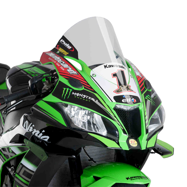 Puig R-Racer vjetrobransko staklo Kawasaki ZX-10 R (16-20) 9849 