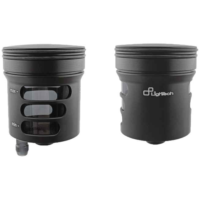 LighTech spremnik za ulje kočnica i spojke 30 cm³ – CNC aluminij, obojen | Univerzalni spremnik za motocikle 