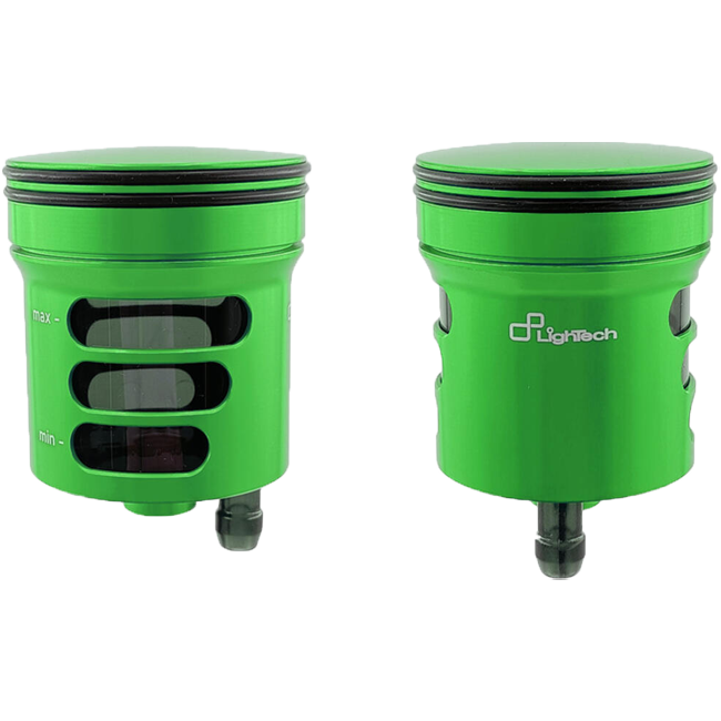 LighTech spremnik za ulje kočnica i spojke 30 cm³ – CNC aluminij, obojen | Univerzalni spremnik za motocikle 