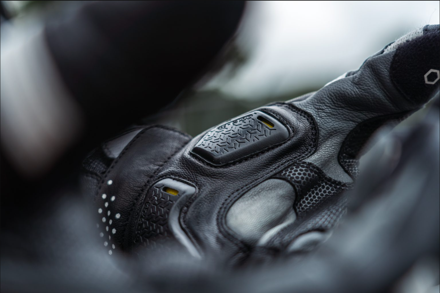 Knox Oulton MK2 Sport kožne rukavice | Muškarci | Crno/Bijelo | 1011352160050 