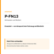 Akrapovic Schrauben und Muttern P-FN13 — Platzhalter, kein Herstellerfoto verfügbar