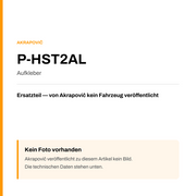 Akrapovic Aufkleber P-HST2AL — Platzhalter, kein Herstellerfoto verfügbar