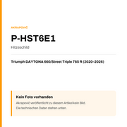 Akrapovic Hitzeschild Triumph DAYTONA 660 / Street Triple 765 R (20-26) P-HST6E1 — Platzhalter, kein Herstellerfoto verfügbar