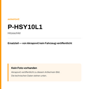 Akrapovic Hitzeschild P-HSY10L1 — Platzhalter, kein Herstellerfoto verfügbar