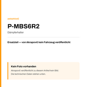 Akrapovic Dämpferhalter P-MBS6R2 — Platzhalter, kein Herstellerfoto verfügbar