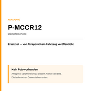 Akrapovic Dämpferschelle P-MCCR12 — Platzhalter, kein Herstellerfoto verfügbar