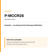 Akrapovic Dämpferschelle P-MCCR26 — Platzhalter, kein Herstellerfoto verfügbar
