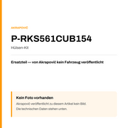 Akrapovic Hülsen-Kit P-RKS561CUB154 — Platzhalter, kein Herstellerfoto verfügbar