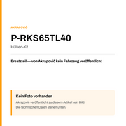 Akrapovic Hülsen-Kit P-RKS65TL40 — Platzhalter, kein Herstellerfoto verfügbar
