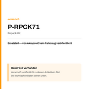 Akrapovic Repack-Kit P-RPCK71 — Platzhalter, kein Herstellerfoto verfügbar