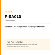 Akrapovic Funkenfänger P-SA010 — Platzhalter, kein Herstellerfoto verfügbar
