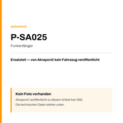 Akrapovic Funkenfänger P-SA025 — Platzhalter, kein Herstellerfoto verfügbar