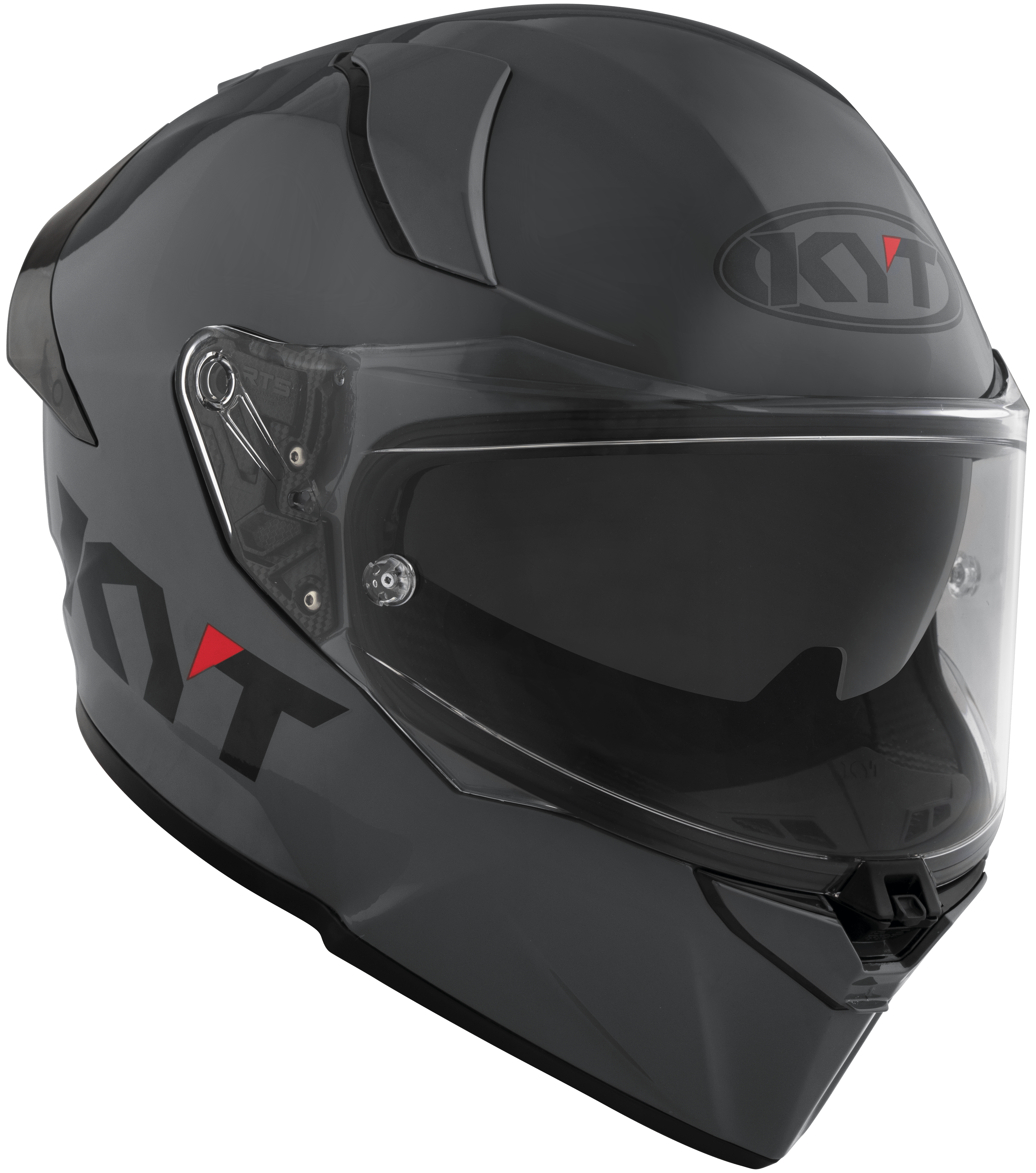 KYT R2R kaciga plain siva Y6R200W1 