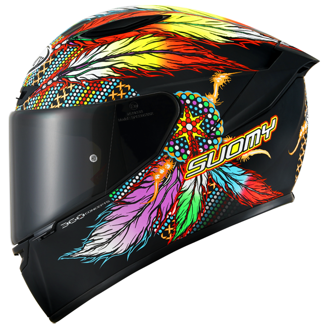 Suomy Track-1 kaciga Chieftain Matt Black K6T10014 