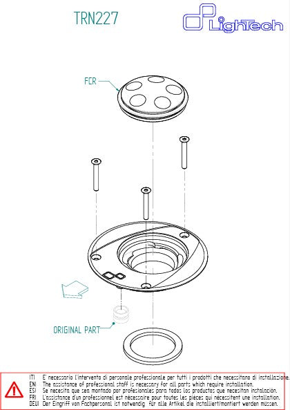 Kapica rezervoara sa navojem LighTech Honda CBR 1000 RR-R SC82 (20-26) TRN227 